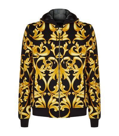 hoddie leopard baroque versace|Men's Sweatshirts and Hoodies .